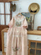 Cute Bunny Embroidered Dress