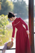 Corduroy Victorian Dress