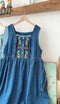 Cute Little Flowers Denim Dress