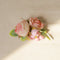 Pink Flower Cloth Hair Pin