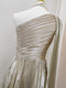 One Shoulder Built-In Bra Maxi Party Dress