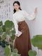 Academia Shirt + One Piece Long Skirt + Vest 3pcs Set