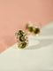 Royal Olivine CZ Diamond Earrings