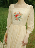 Antique Historical Embroidered Dress