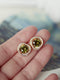 Green CZ Zircon Earrings