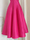 Elegant Solid Color Dress