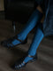 Fashionable Contrast Color Socks