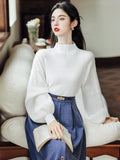 Vintage Sweater+Elegant Skirt 2pcs Set