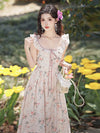 Romantic Flared Floral Dress