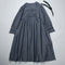 Naturecore Embroidered Vintage Dress