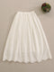 Eyelet Lace Cotton Skirt