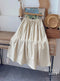 Cotton Solid Color Skirt