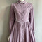 Customized Vintage Purple Lace Trim Dress