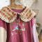 Cute Collar Embroidered Sweatshirt