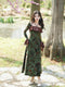 Halter Neck Ruffled Floral Dress