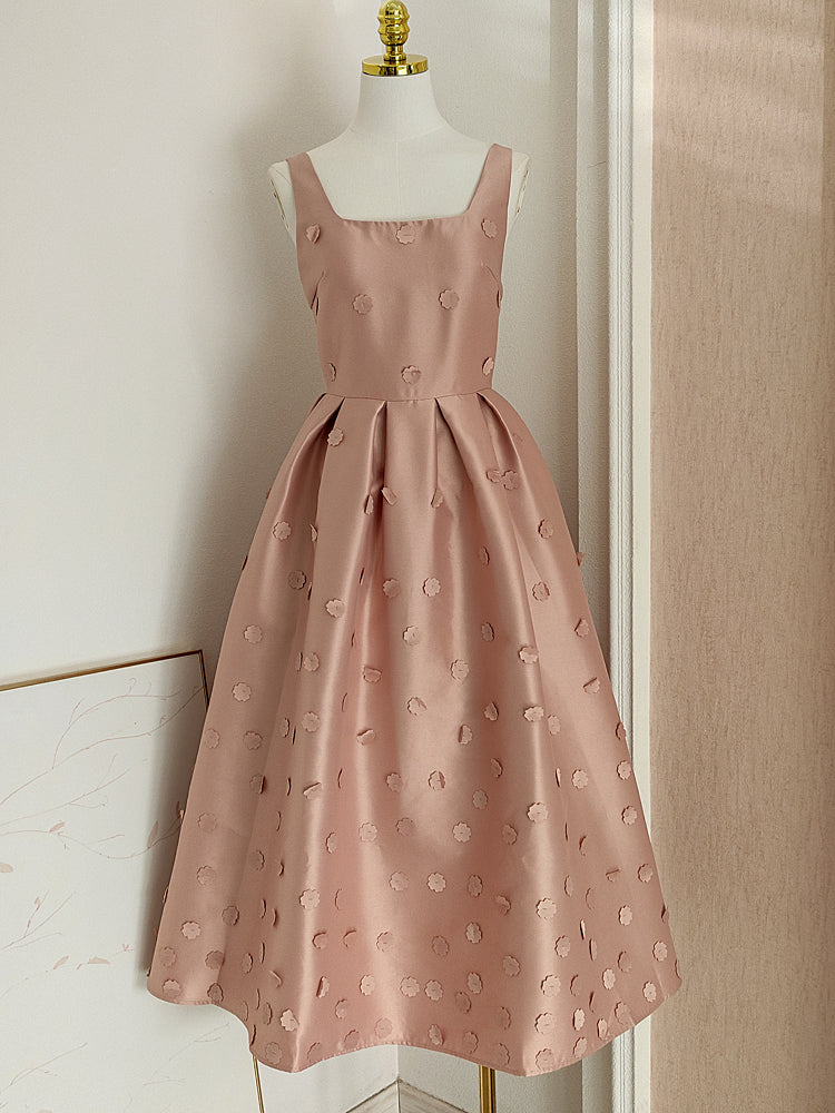 open lace back dress Retro Ethereal Off-Shoulder Prom Dress Bridesmaid Dress M I Retro Fairy