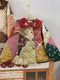 Forest Girl Cute Patchwork Quilted Coat