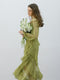 Romantic Green Layered Dress