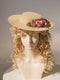 Vintage Flower Flat Hat