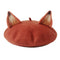 Handmade Fox Beret