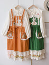 Super Cute Bear Pinafore Dress