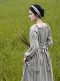 Farmcore Lace Up Vest + Striped Dress