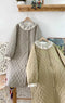 Lace Collar Quilted Coat