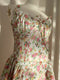 Romantic Halter Neck Floral Dress