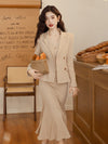 Classic Blazer Suit 3pcs Set