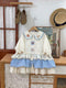 Super Cute Embroidered Drawstring Shirt