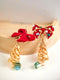 Christmas Tree Bow Earrings