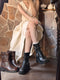 Buckles Mid Calf Boots