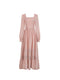 Square Neckline Royal Flowy Dress