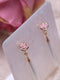 Vintage Fairy Rose Drop Earrings