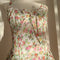 Romantic Halter Neck Floral Dress