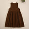 Farmcore Corduroy Overall Dress