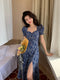 Romantic Jacquard Split Dress