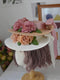 Vintage Ribbon Bow Flower Hat