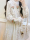 Embroidered Drawstring Lace Dress