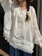 Light Weighted Loose Ramie Blouse