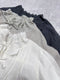 Stand Lace Collar Linen Dress