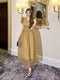 Golden Tulle Dress