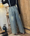 Pinafore Denim Pants