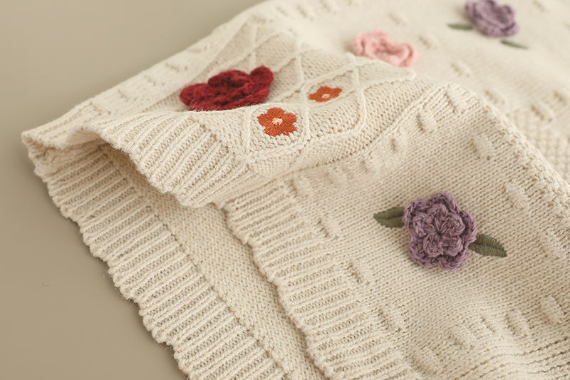 Wild Blossoms Knit Vest