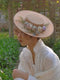 Victorian Straw Flat Sun Hat