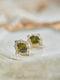 Rhombus Zircon Earrings