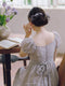 Embroidered Regency Era Dress