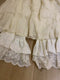 Lace Hem Linen Pantskirt