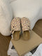 Cute Floral Mule Shoes