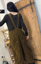 Farmcore Corduroy Pinafore Pants